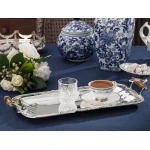 Madame Coco - Silver Plated Rectangular Tray Small - مدام كوكو