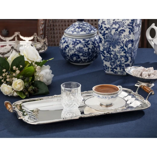 Madame Coco - Silver Plated Rectangular Tray Small
