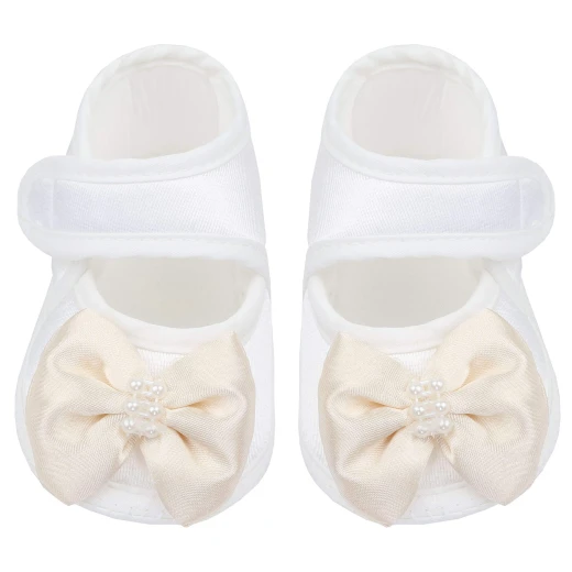 Little Princess 4 pieces Dress Set for 3-6 months Girl, Beige - Image 3