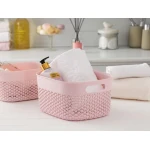 Madame Coco - Curvy Knitting Pattern Big Basket, Soft Powder - مدام كوكو