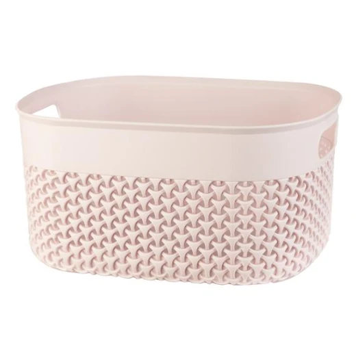 Madame Coco - Curvy Knitting Pattern Big Basket, Soft Powder - مدام كوكو - Image 2
