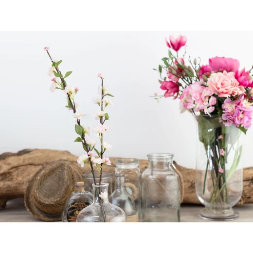 Madame Coco - Peach Artificial Flower, White Pink - مدام كوكو - Image 2