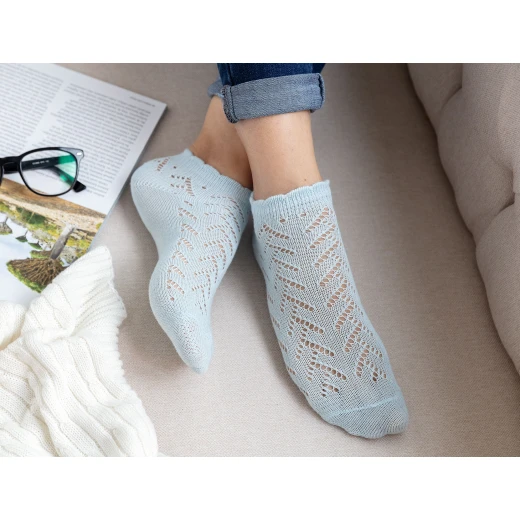 Madame Coco - Net Women's Sock, Blue