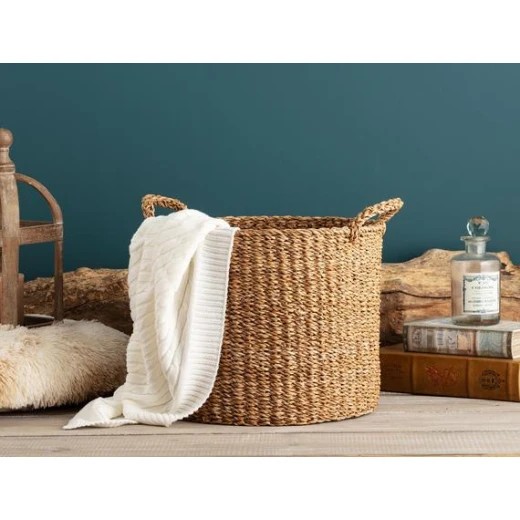 Madame Coco - Ciana Round Wicker Basket - Large