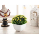 Madame Coco - Sorel Pot Wıth Plant, Yellow - مدام كوكو