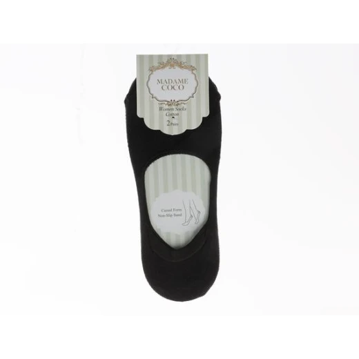 Madame Coco - Women's Socks 2-piece, Black - مدام كوكو - Image 2