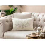 Madam Coco - Celie Embroidered Pillow Case, Beige - مدام كوكو