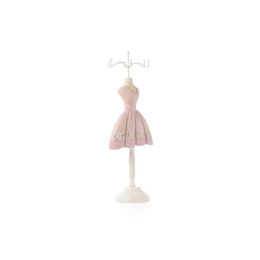 Madame Coco - Wooden Mannequin Jewelery Holder, Pink - مدام كوكو - Image 3