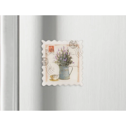 Madame Coco - Magnet - Stamp Green Lilac - مدام كوكو - Image 3
