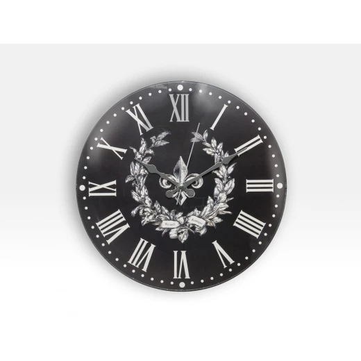 Madame Coco - Royale Wall Clock, Black Madame Coco - Royale Wall Clock, Black