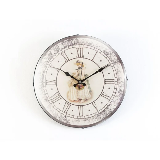 Madame Coco - Orıane Wall Clock, Gray Madame Coco - Orıane Wall Clock, Gray