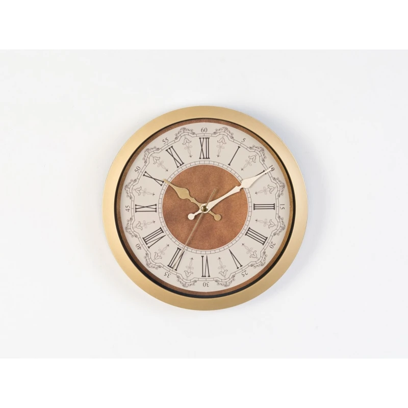 Madame Coco - Classıque Wall Clock, Gold - مدام كوكو