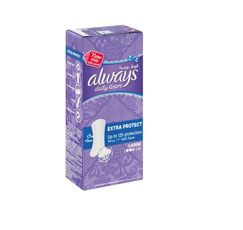 Always Daily Liners Extra Protect 16 count - أولويز
