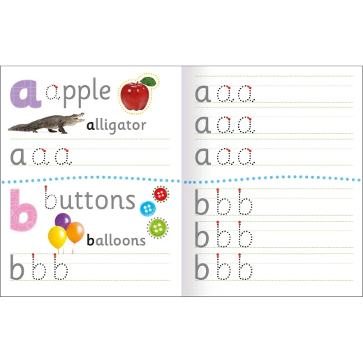 Miles Kelly - Get Set Go: Practice Book - Letters and Numbers - مايلز كيلي - Image 2
