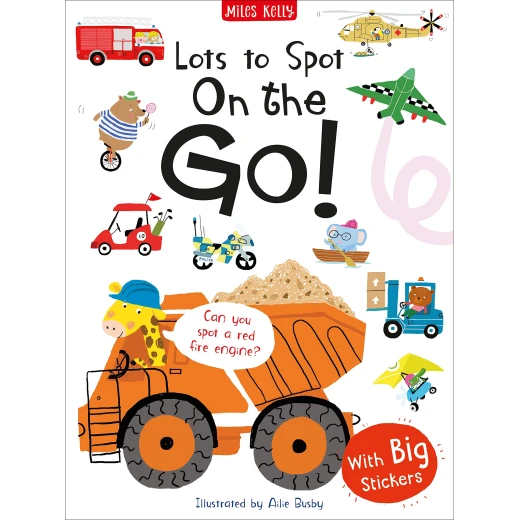 مايلز كيلي - Lots to Spot Sticker Book: On the Go! مايلز كيلي - Lots to Spot Sticker Book: On the Go!