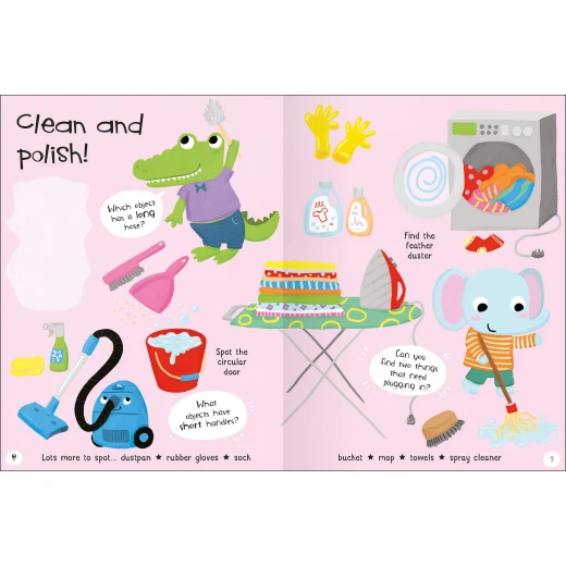 ميلز كيلي - Lots to Spot Sticker Book: At Home! - مايلز كيلي - Image 3
