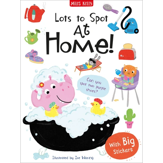 ميلز كيلي - Lots to Spot Sticker Book: At Home! ميلز كيلي - Lots to Spot Sticker Book: At Home!