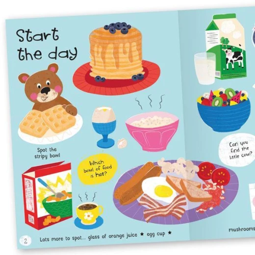 ميلز كيلي  - Lots to Spot Sticker Book: My Food! - مايلز كيلي - Image 2