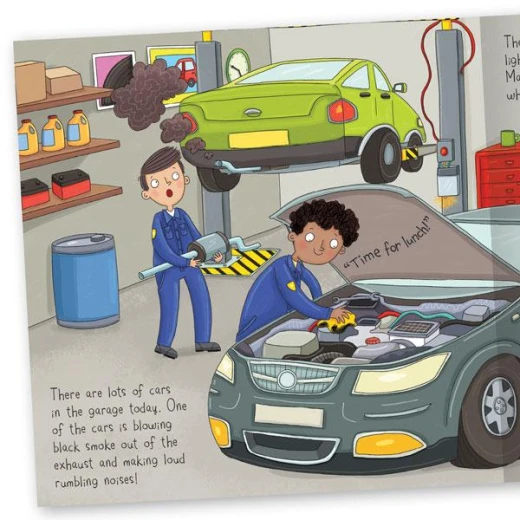 كتاب أنشطة مرآب السيارات القابل للتحويل للأطفال الصغار من مايلز كيلي، كتاب منبثق مع قصة تفاعلية وشخصيات قابلة للضغط - مايلز كيلي - Image 3