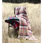 Madame Coco - Plaid Scotch Blanket - Single Beige / Red - مدام كوكو