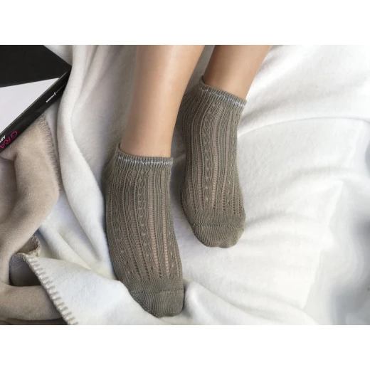 Madame Coco - Souffle Ankle Socks - Khaki