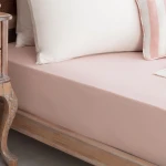 Madame Coco - Jersey Fitted Sheet - Double, Powder Pink - مدام كوكو