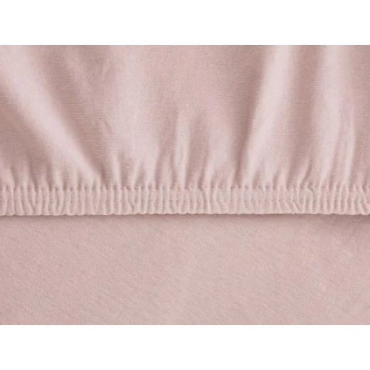 Madame Coco - Jersey Fitted Sheet - Double, Powder Pink - مدام كوكو - Image 3