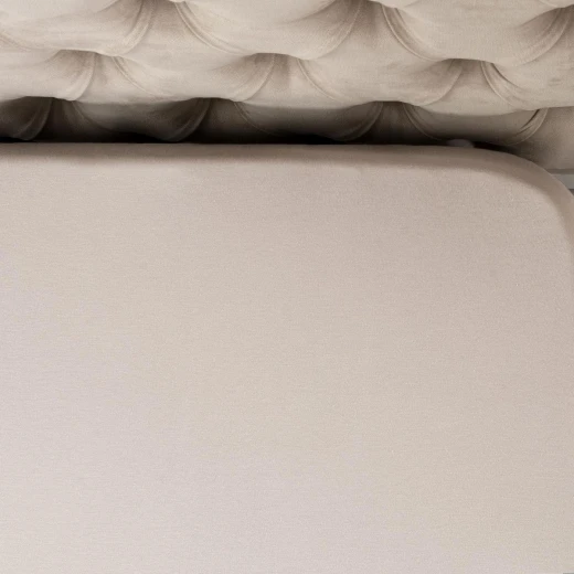 Madame Coco - Jersey Fitted Sheet - Double, Stone - مدام كوكو - Image 2