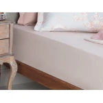 Madame Coco - Manon Ranforce Fitted Sheet - Single, Powder - مدام كوكو