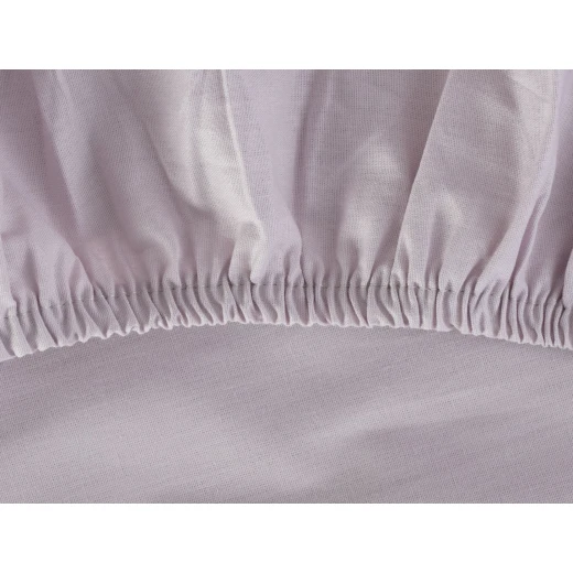 Madame Coco - Manon Ranforce Fitted Sheet - Double, Light Damson - مدام كوكو - Image 2