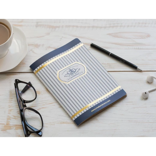 Madame Coco - Notebook - Kraft, Navy / Ecru