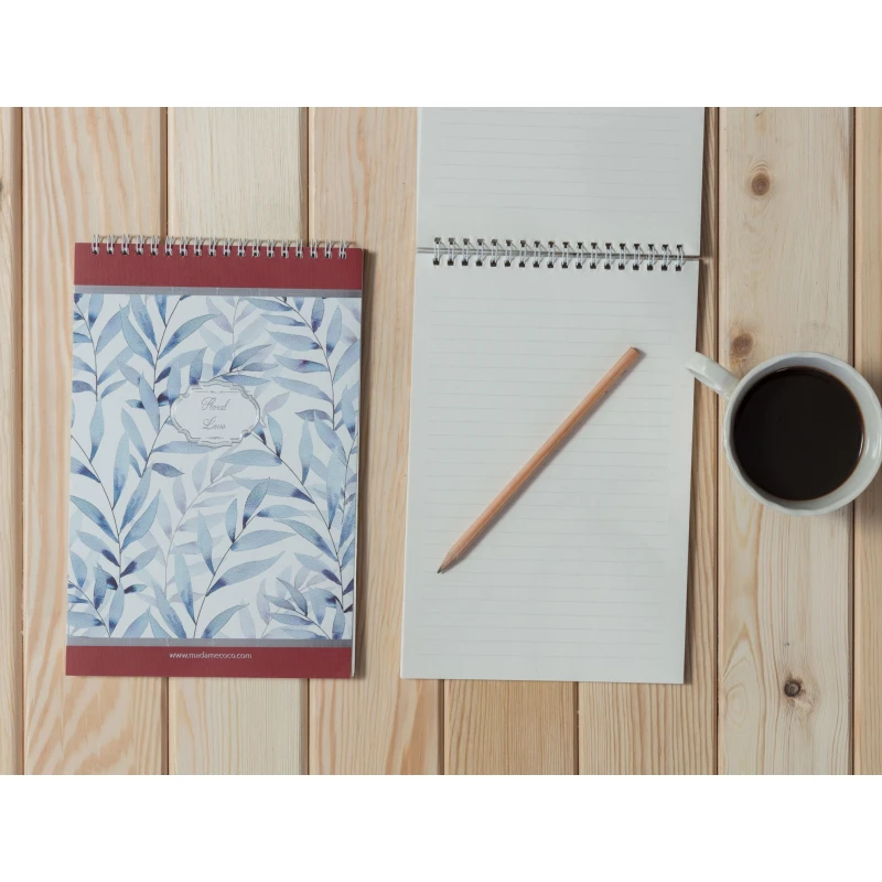 Madame Coco - Notebook - With Spiral, Light Blue - مدام كوكو