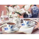 Madame Coco - Pigeon Round Coffee Cup Set - 4 Cups - مدام كوكو