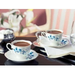 Madame Coco - La Muette 2-piece Round Coffee Cup Set, Blue - مدام كوكو