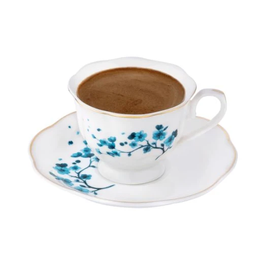 Madame Coco - La Muette 2-piece Round Coffee Cup Set, Blue - مدام كوكو - Image 2