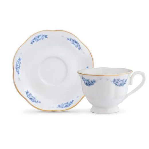 Madame Coco - Le Rêve Bleu 4-piece Round Coffee Cup Set - مدام كوكو - Image 2