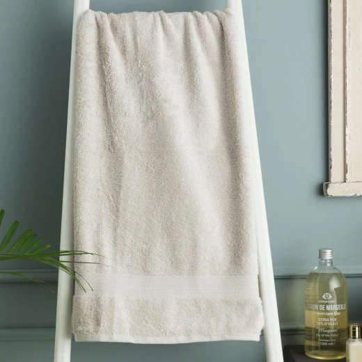 Madame Coco Madame Coco - Bamboo Large Bath Towel, Stone