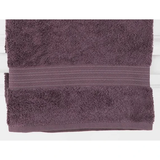 Madame Coco Madame Coco - Bamboo Large Bath Towel, Dark Damson - مدام كوكو - Image 2