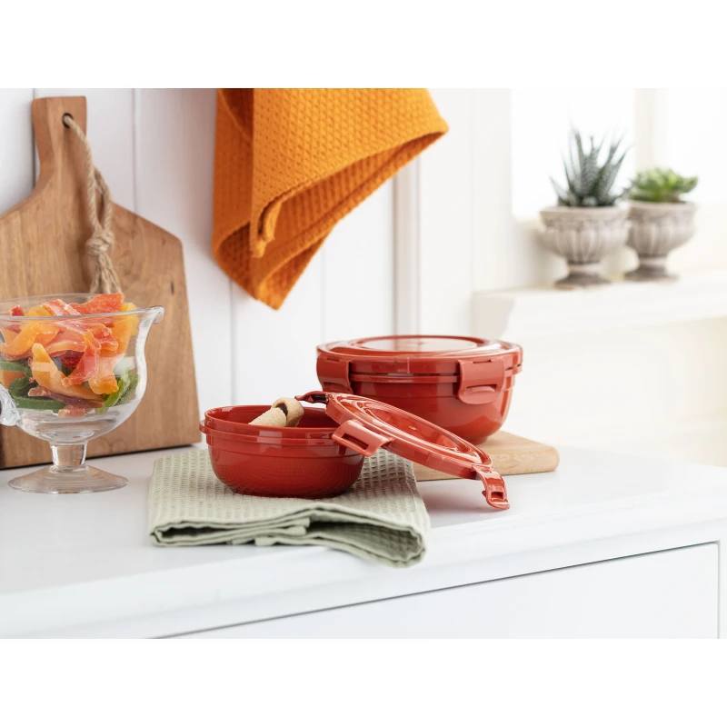Madame Coco - Daily 2-piece Round Storage Container - Terra Cotta - مدام كوكو