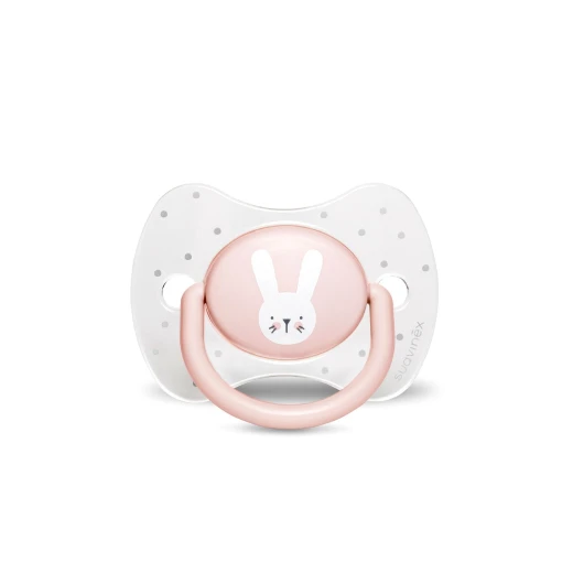 Suavinex Prem Phy Soother S Rabbit  0-6 m Pink