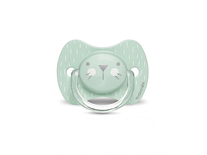 Suavinex Prem Phy Soother S Whiskers 0-6 m Green - سوافينكس