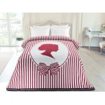 Madame Coco - Jacquard Blanket - Single, Bordeaux - مدام كوكو