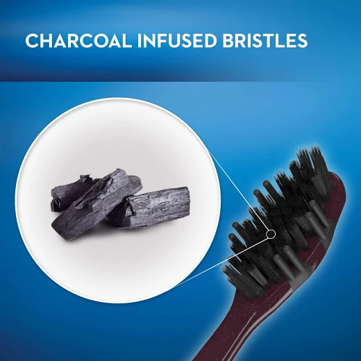 Oral-B Charcoal Toothbrush, Soft, 1 Count - اورال بي - Image 3