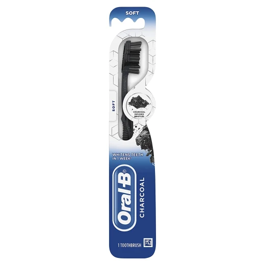Oral-B Charcoal Toothbrush, Soft, 1 Count Oral-B Charcoal Toothbrush, Soft, 1 Count