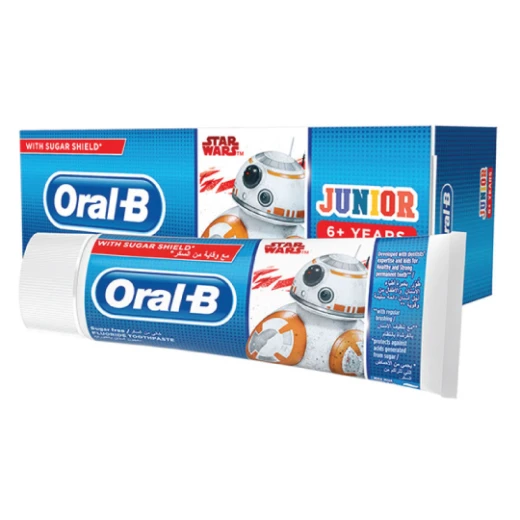 Oral-B Star Wars Junior Fluoride Toothpaste - 75 ml - اورال بي - Image 2