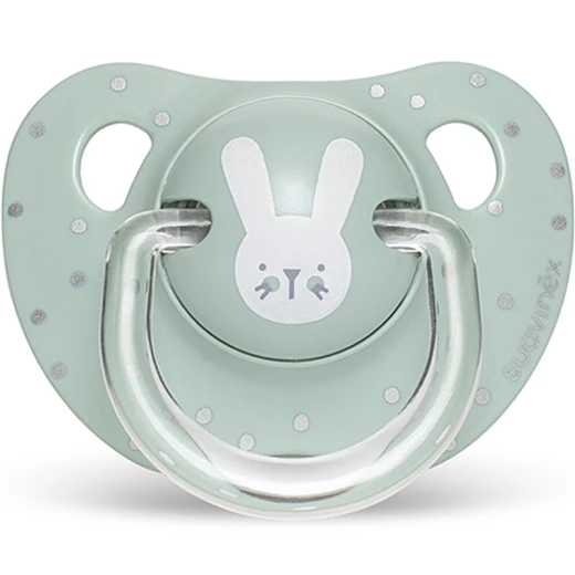 Suavinex Evolution Anatomical Pacifier 0-6M, Green Rabbit Suavinex Evolution Anatomical Pacifier 0-6M, Green Rabbit