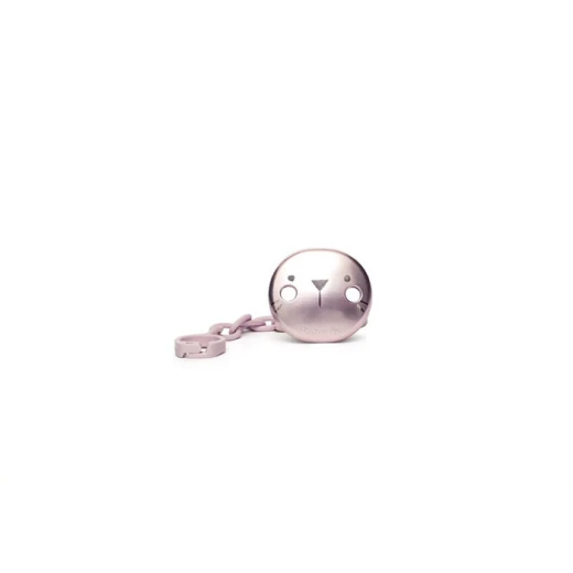 Suavinex Pacifier clip with HYGGE Ribbon Pink Kitten Suavinex Pacifier clip with HYGGE Ribbon Pink Kitten