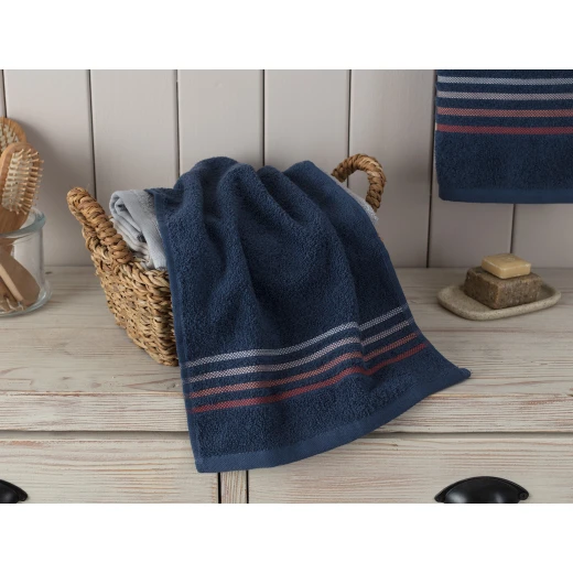 Madame Coco - Sandy Hand Towel - Indigo Madame Coco - Sandy Hand Towel - Indigo