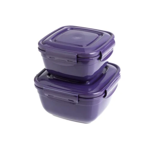 Madame Coco - Daily 2 Square Storage Box 600-350ML - مدام كوكو - Image 2