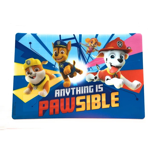 Diversdealz Paw Patrol Anything is Pawsible Plastic Placemat Diversdealz Paw Patrol Anything is Pawsible Plastic Placemat